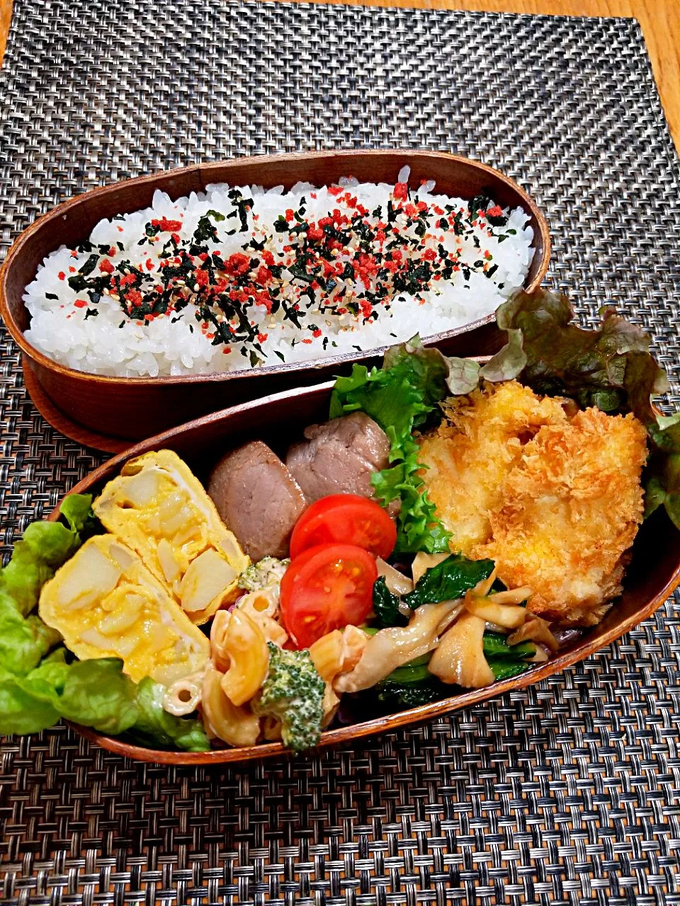 今日の息子弁当🍱　チキンカツ〰🐔🐔🐔|クッキングオヤジさん