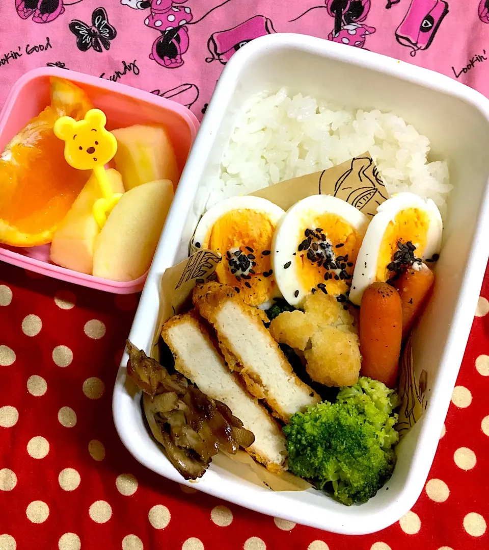 年少さん弁当102日目 #野田琺瑯  #わっぱ弁当  #保温庫弁当  #年少さんお弁当|チョコらんさん