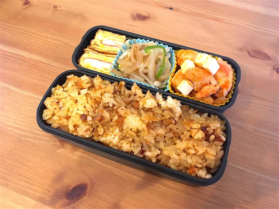 リメイクカレー炒飯弁当|Emi Mikadoさん