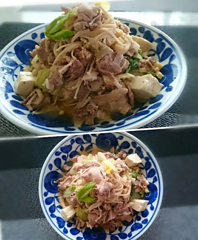 #我が家の料理
簡単～冬の野菜をたっぷり入れた
    豚バラすき焼き風煮|kimi=kimi🌼Kitchenさん