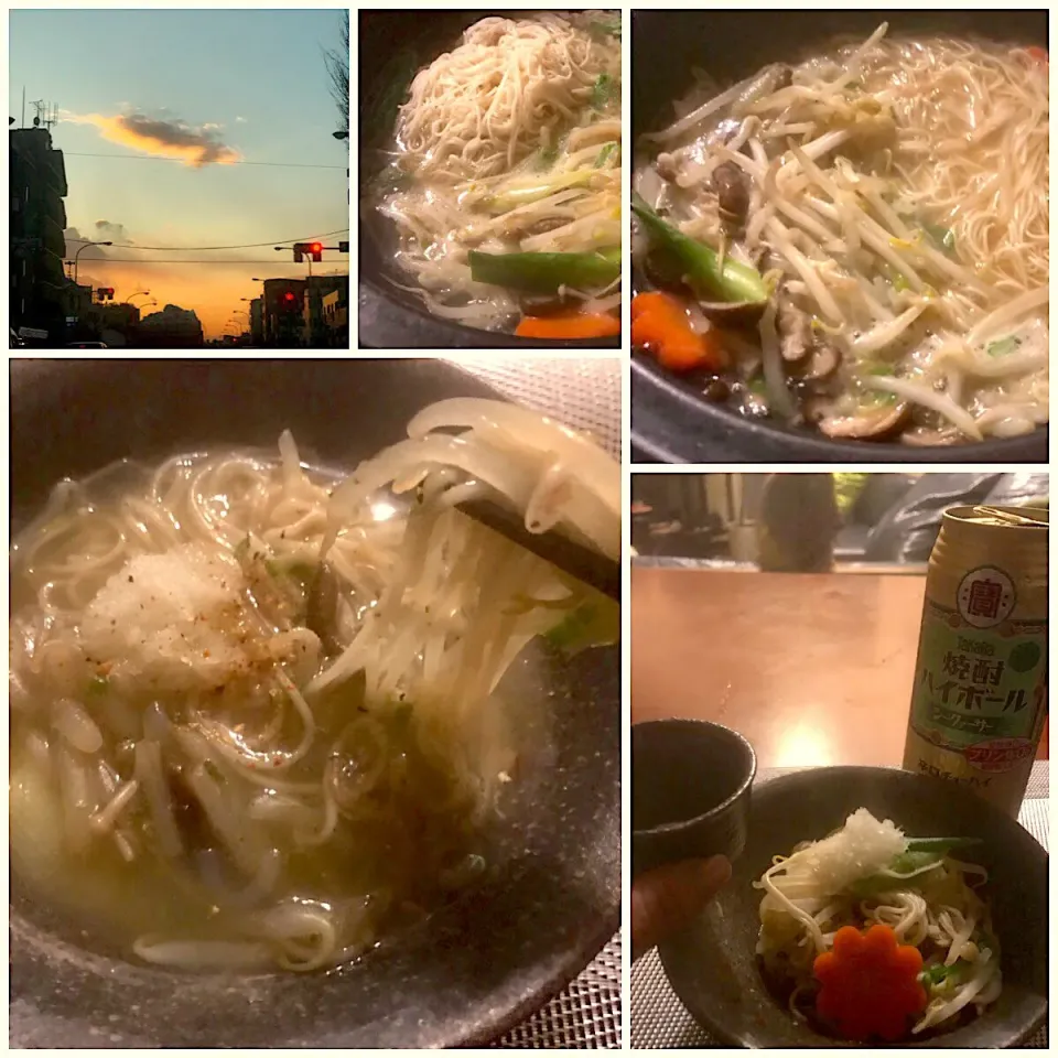 Let's finish it up w/Wheat Noodles👉🍲〆は煮麺|🌈Ami🍻さん