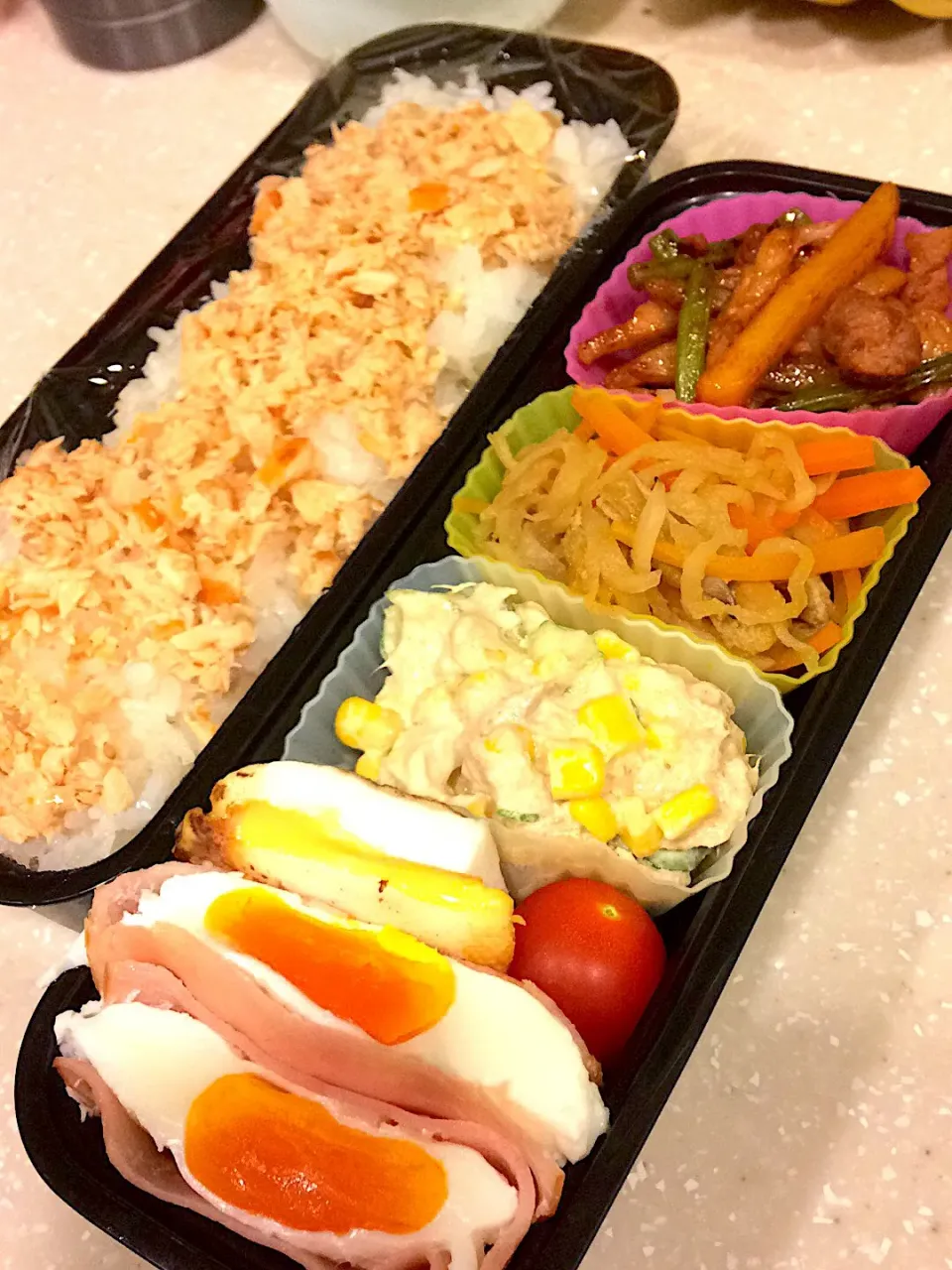 Snapdishの料理写真:旦那弁当🍱|すがかえさん