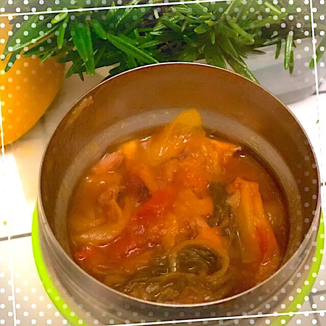 とろとろ白菜たっぷりトマトスープ🍅
(((o(*>▽︎<)o)))|Mehco Coconutvanillaさん