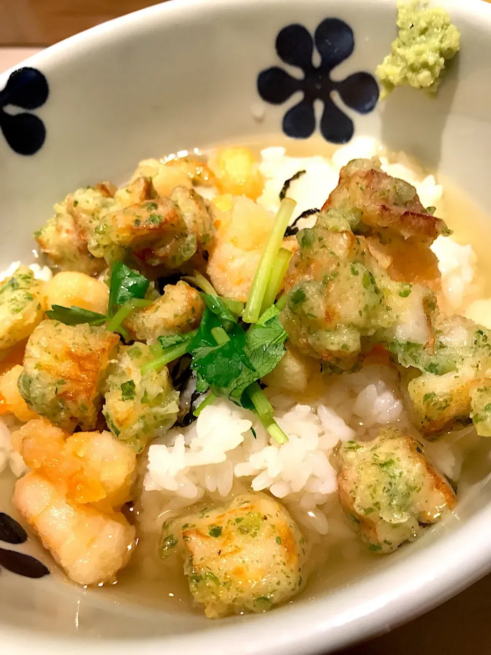 小海老、小柱、磯天のだし茶漬け！|Tomyさん
