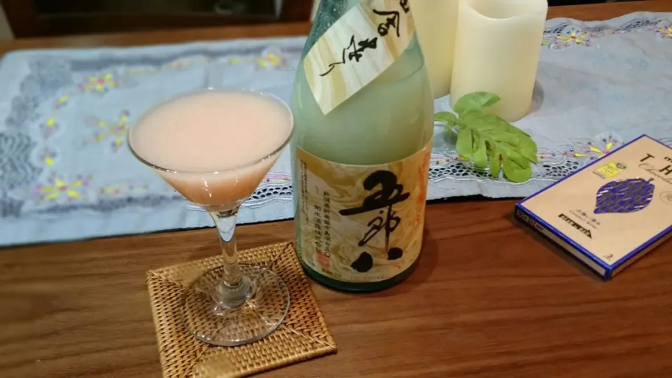 にごり酒 × 梅酢のカクテル🍸|ゆず( ˘ ³˘)♥さん