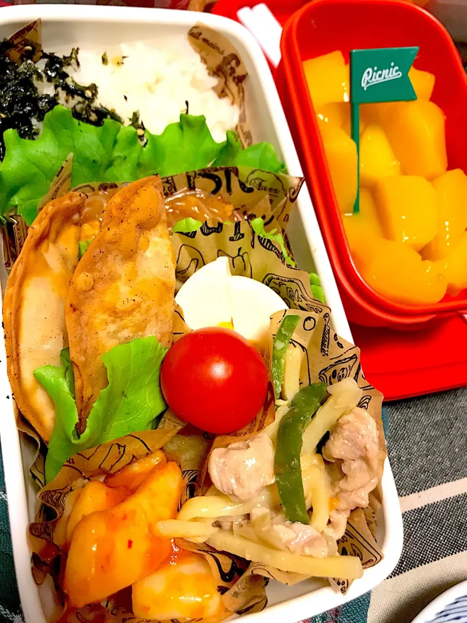 Snapdishの料理写真:女子高校生用 中華弁当|riorieさん