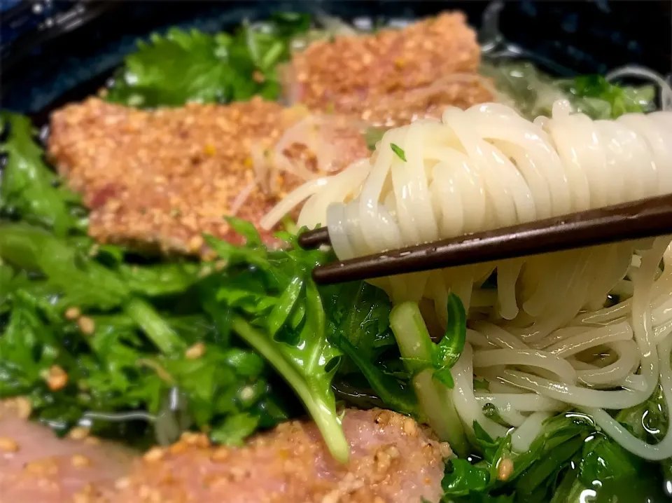 胡麻づけ 鰤しゃぶ温めん6|半田手延べそうめんの店 阿波や壱兆さん