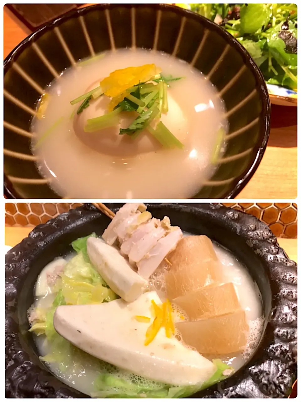 Snapdishの料理写真:鶏だしおでん ❄︎ 名古屋コーチン半熟卵 ❄︎ 三角軟骨 ❄︎ 大根 ❄︎ はんぺん|sonoさん