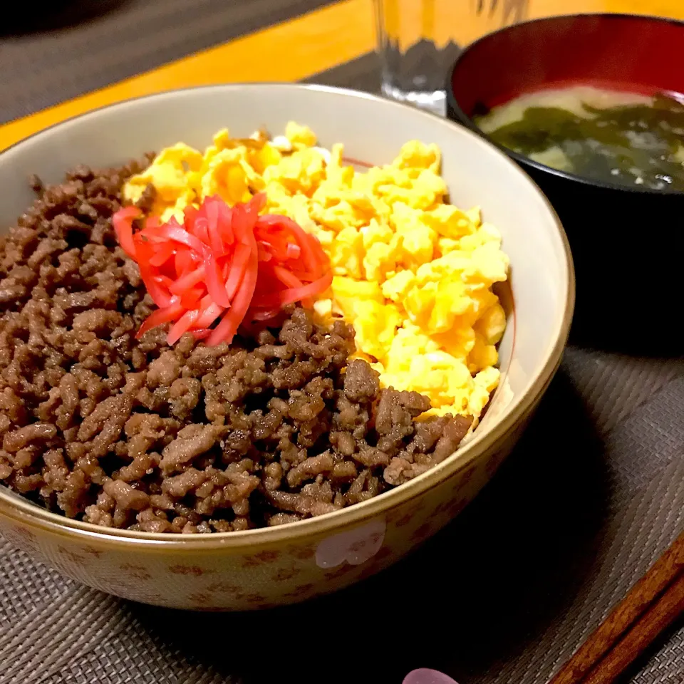 お手軽 そぼろ丼|guraさん