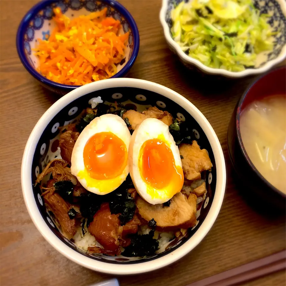 鶏チャーシュー丼|マミさん