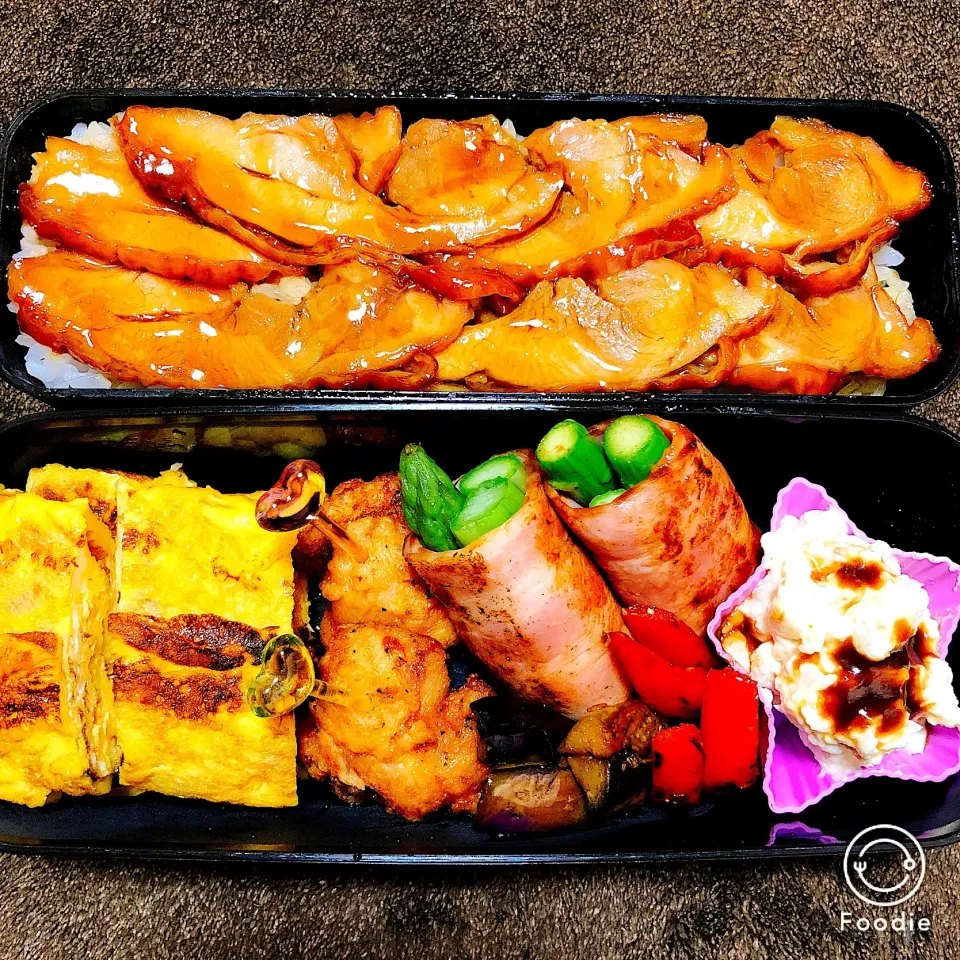 やきとり弁当 
 #卵焼き  #ボリューム  #彼氏  #初心者  #唐揚げ  #お弁当  #肉  #弁当 #|Erさん