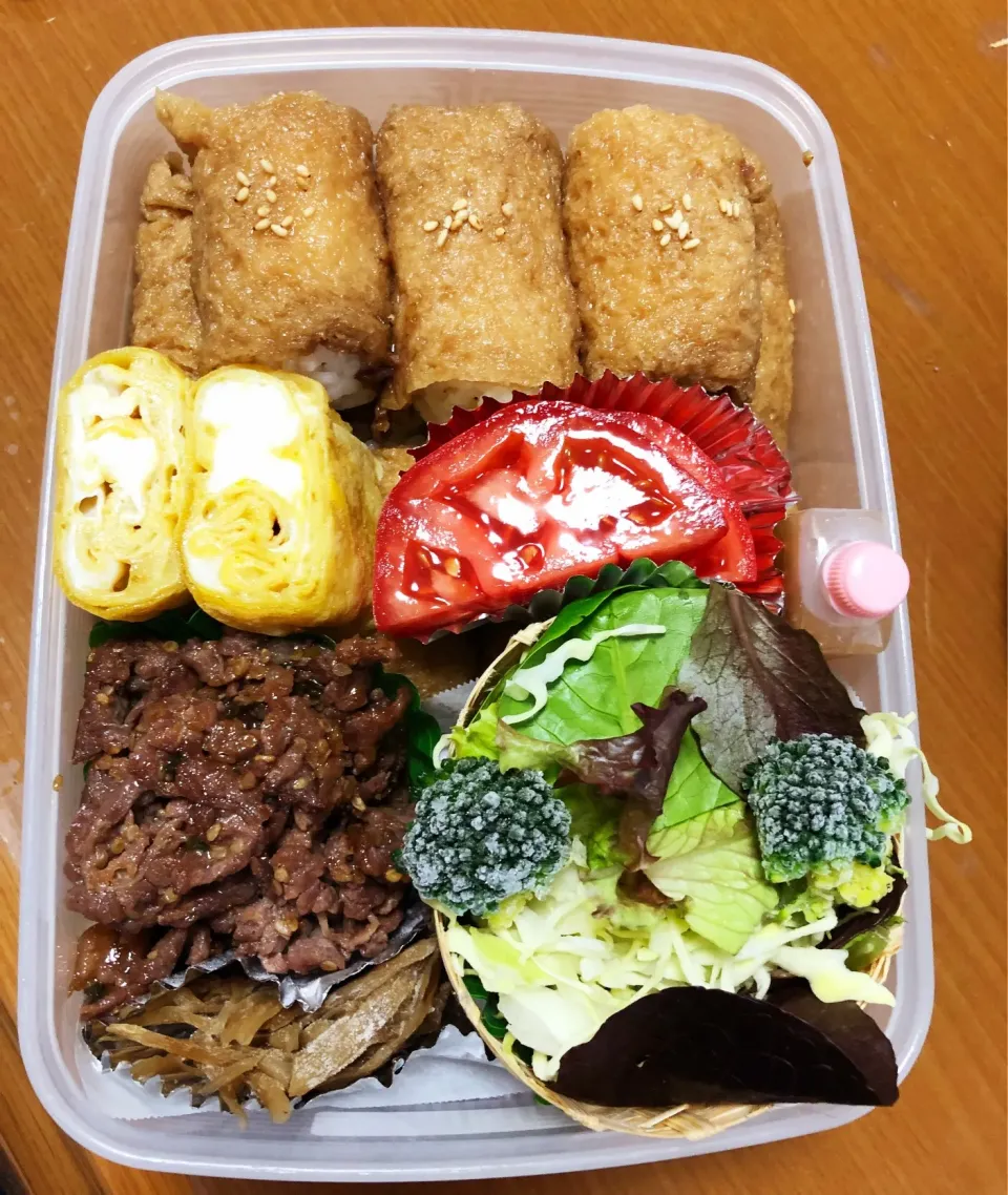 息子弁 お稲荷さん弁当|masasho's momさん