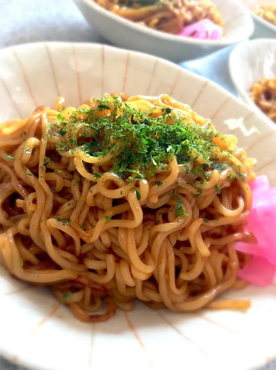 まいりさんの料理 日清袋麺〜焼きそば💛 #無性に食べたくなる #袋麺好き|てんてんさん