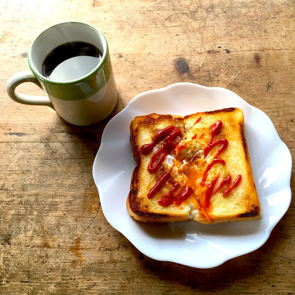 ひとりで朝ごはん‼︎ 8 February  #朝ごはん  #朝ごはんプレート  #ワンプレート朝食  #ひとりごはん  #ラピュタパン  #ラピュタパン進化|Yoshinobu Nakagawaさん