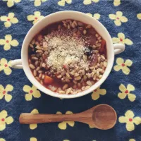 Snapdishの料理写真:新食感！食べるもち麦スープ|Berryさん