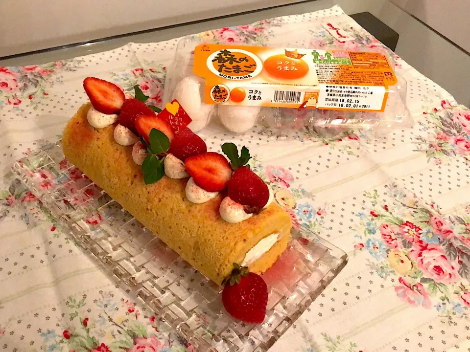 いちごのロールケーキ|Hitomiさん