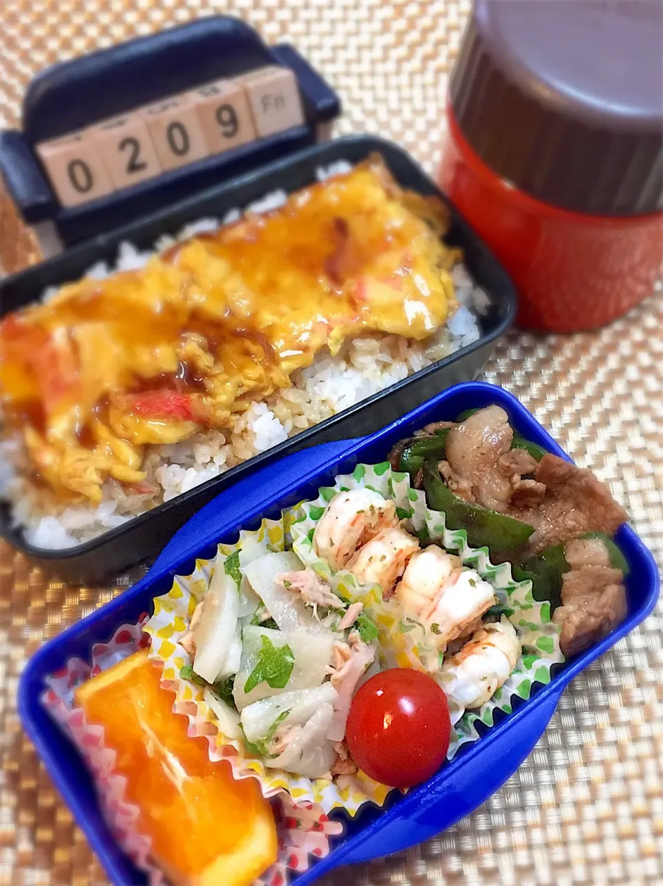 Snapdishの料理写真:天津飯風弁当☆2/9|yu-co☆さん