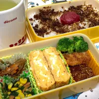 Snapdishの料理写真:闘うオヤジの手づくり弁当『G-BEN』2018.2.9-No.012|石田 雅史さん