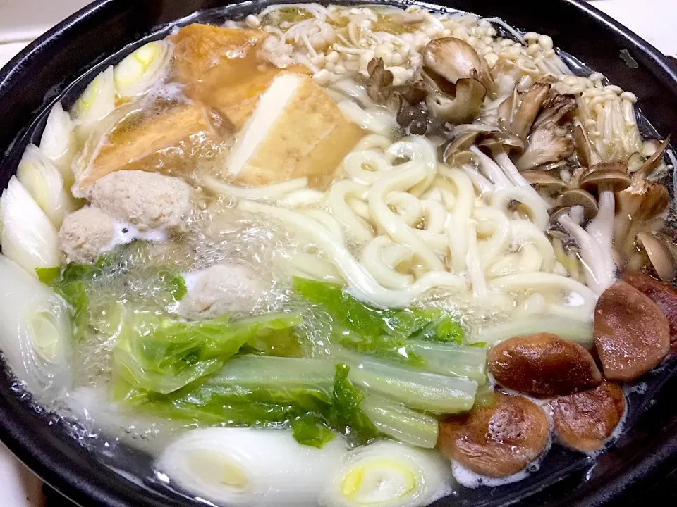 Snapdishの料理写真:うどんすき🍲|udomegu☆さん