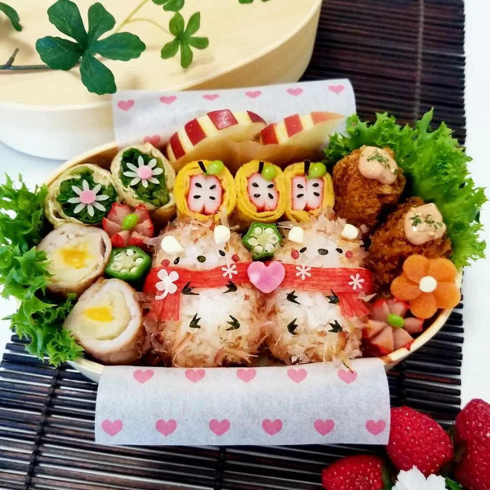 Snapdishの料理写真:ハリネズミさんのお弁当|ayano.adshさん