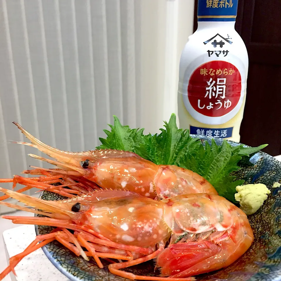 Snapdishの料理写真:ボタン海老ちゃん🦐|ヨッチャンさん