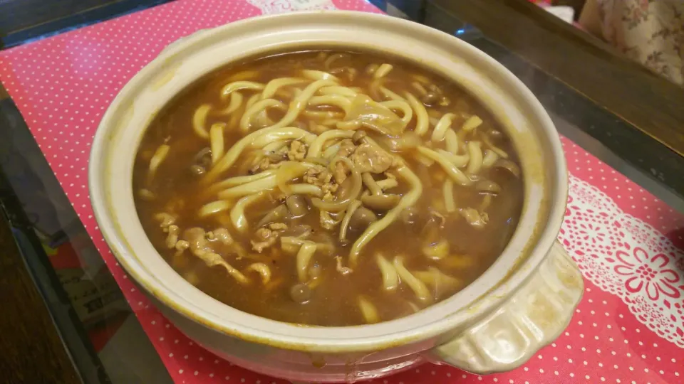 鍋焼きカレーうどん
暖まりますね～。|kamekameさん