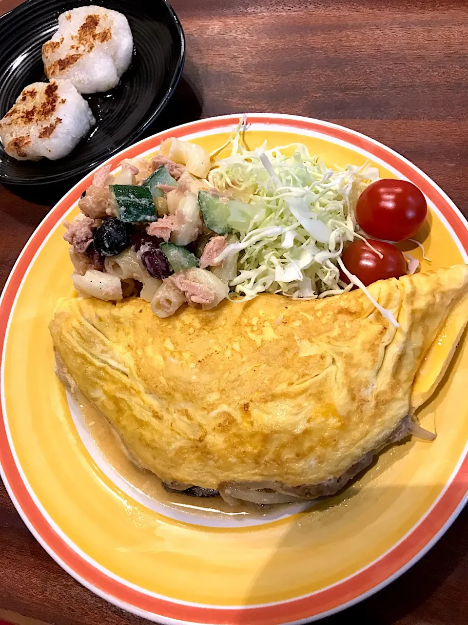 2018.2.9 (金)  #晩御飯 #バインセオ  #ベトナム風オムレツ #マカロニサラダ  #大根餅|あっきーよさん