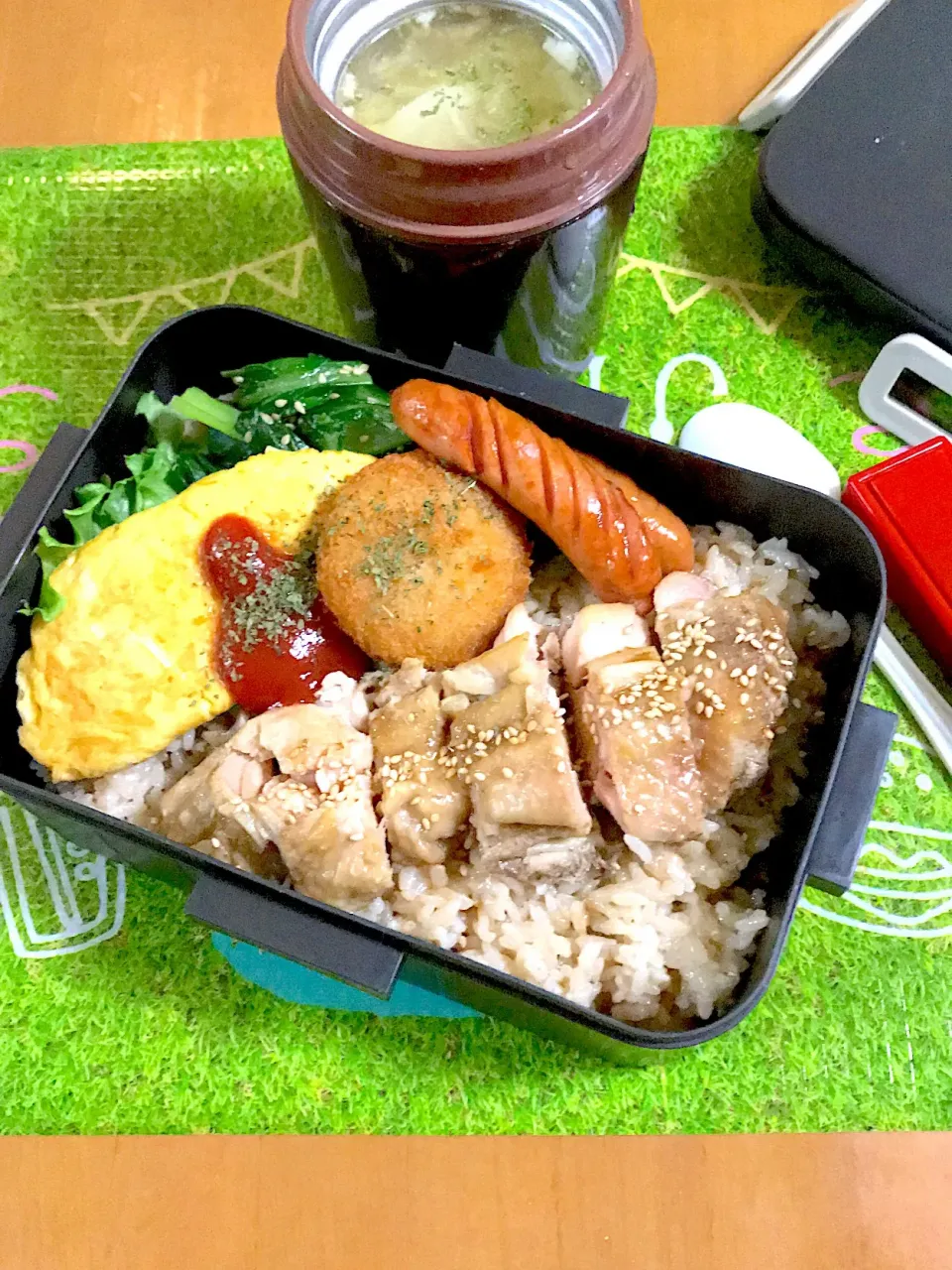 Snapdishの料理写真:旦那ちゃん弁当🎶|BooBooさん