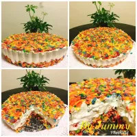 Snapdishの料理写真:Rainbow cereal cheesecake|Jummyさん