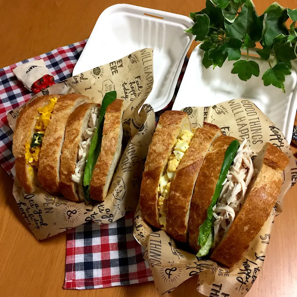 サンドイッチ弁当🥪|サリーさん