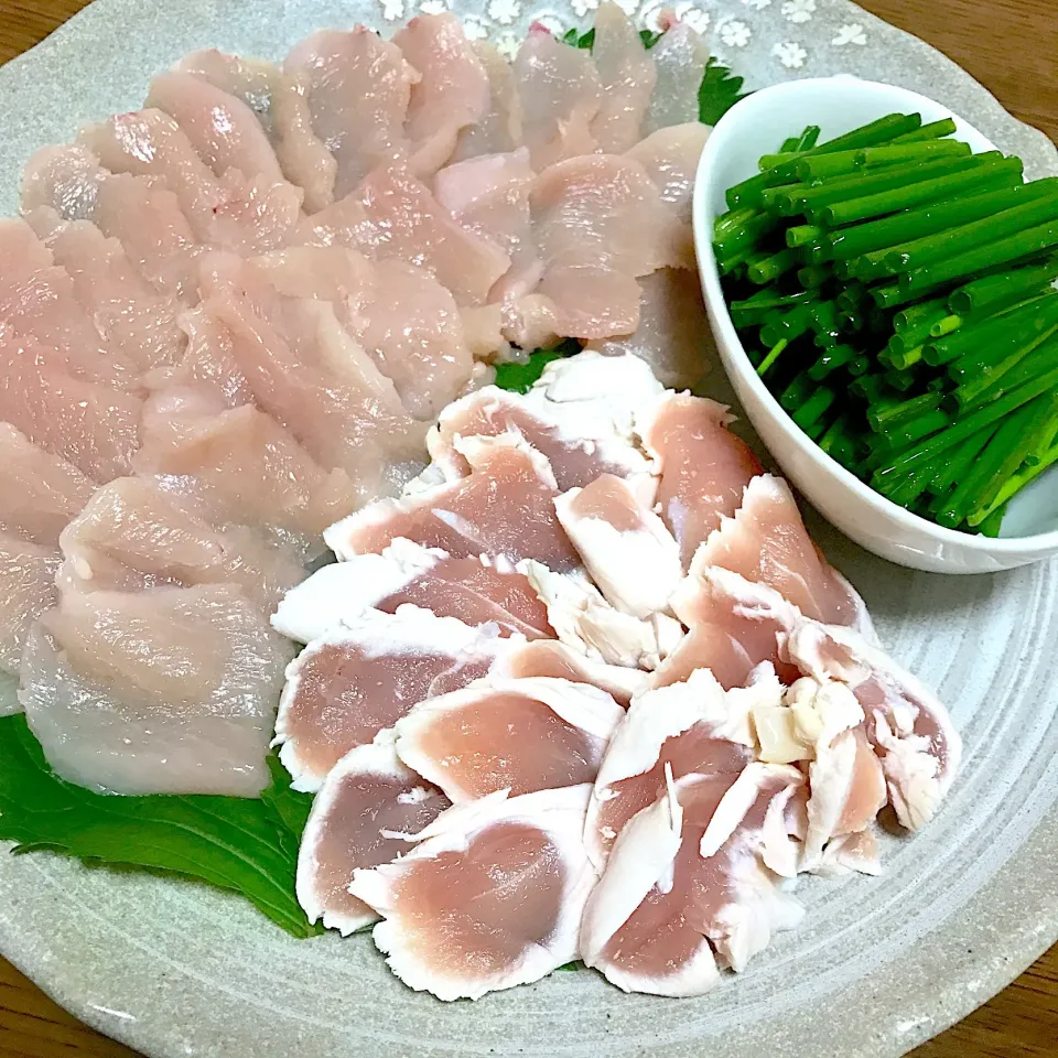 鳥刺し・鶏しゃぶ鍋パーティー🍲|HALさん