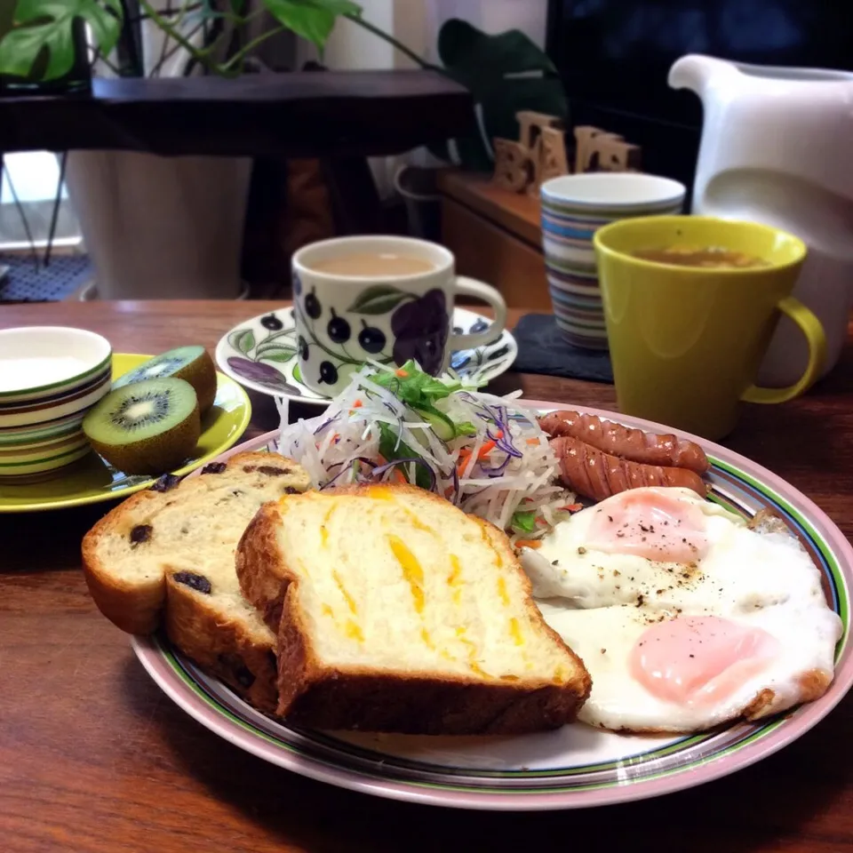 ダブル目玉焼きワンプレート 2018.2.10|キラ姫さん