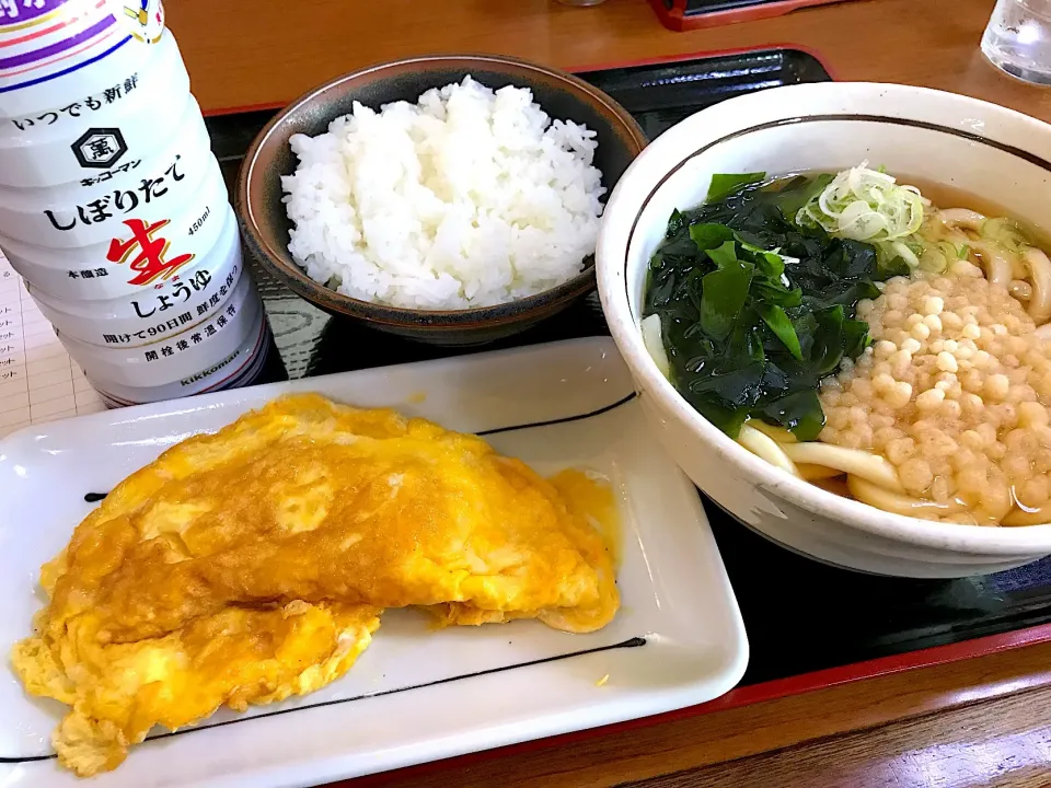 卵焼き朝定食 麺1玉に変更|マハロ菊池さん