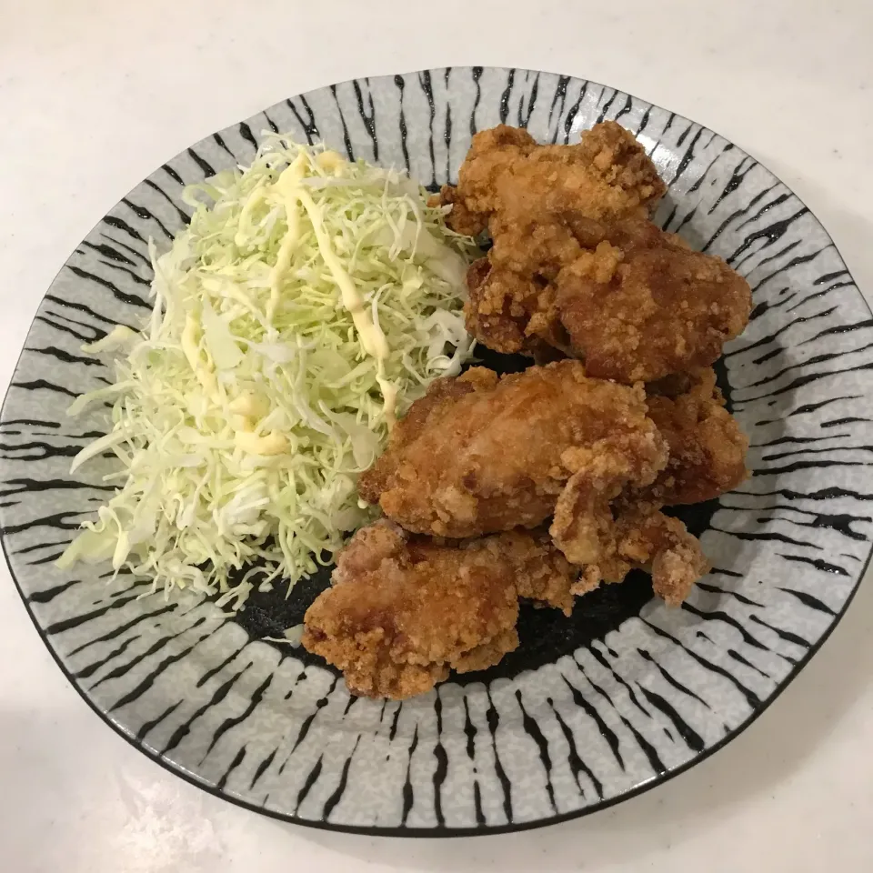 2018.2.10 (土)  #晩御飯 #唐揚げ  #鶏の唐揚げ|あっきーよさん