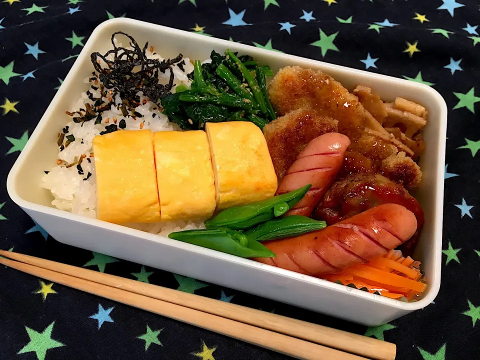 ヒレカツのお弁当。|Chiharuさん