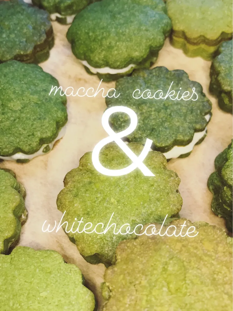 maccha cookies  ＆  white chocolate|ｌａｖｅｎｄｅｒｆ❜mさん