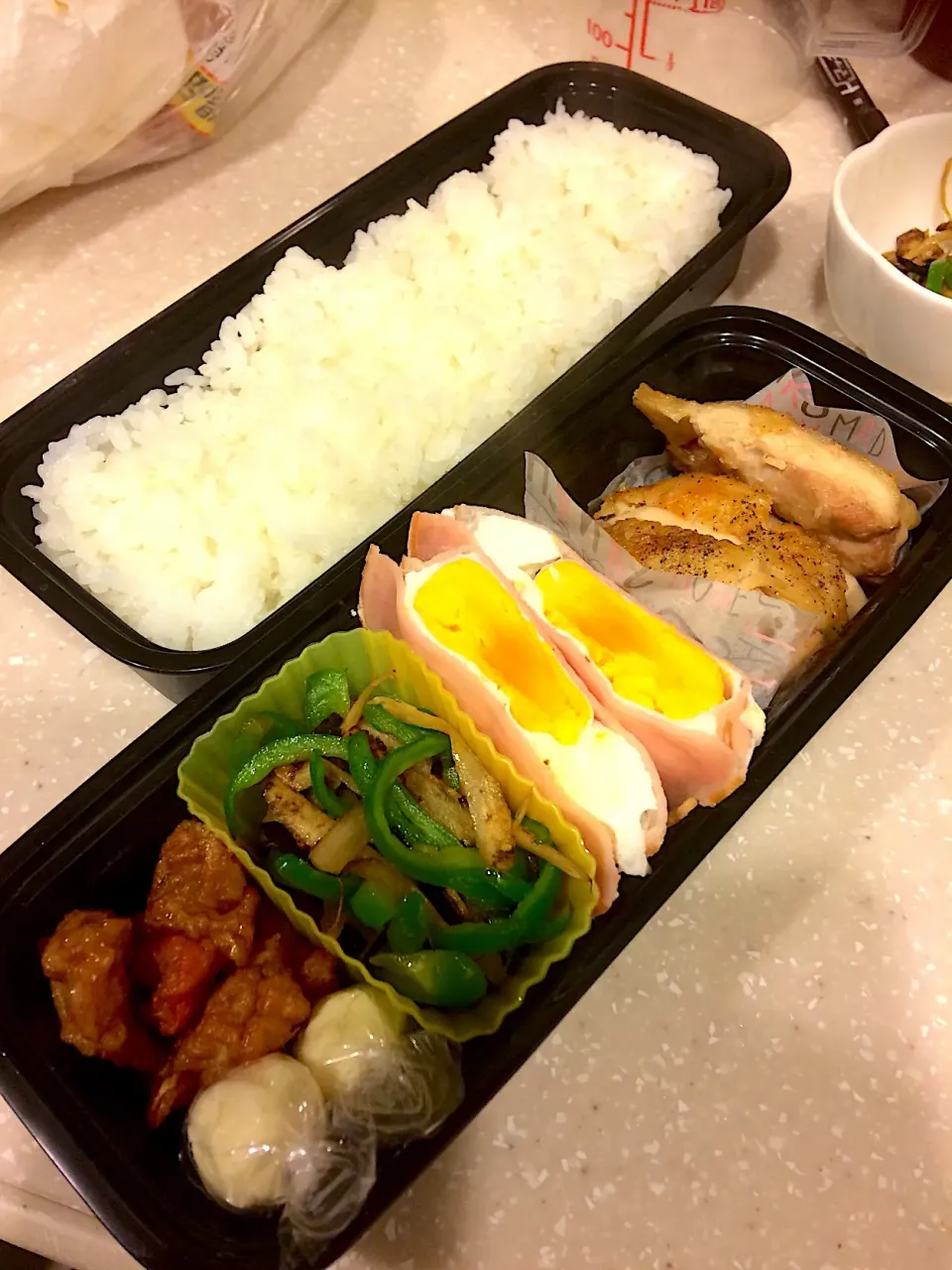 Snapdishの料理写真:旦那弁当🍱|すがかえさん