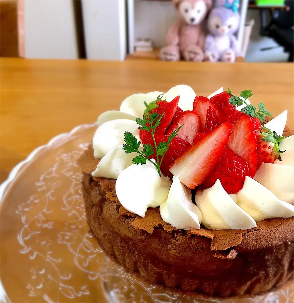 Snapdishの料理写真:今年のバレンタインにガトーショコラ🍰|nicoさん