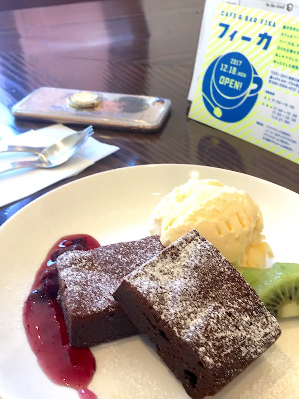 Snapdishの料理写真:チョコブラウニー  #cafebarfika|Akiko Otaniさん