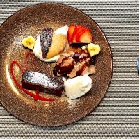 バレンタインデザートプレート