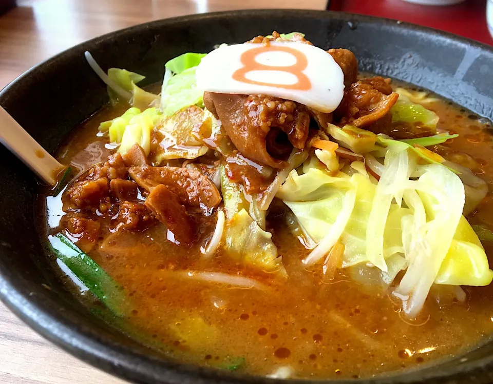 昼ごはん☀️☀️☀️
牛もつ煮らーめん🍜
期間限定ですʕʽɞʼʔ|ぽんたさん