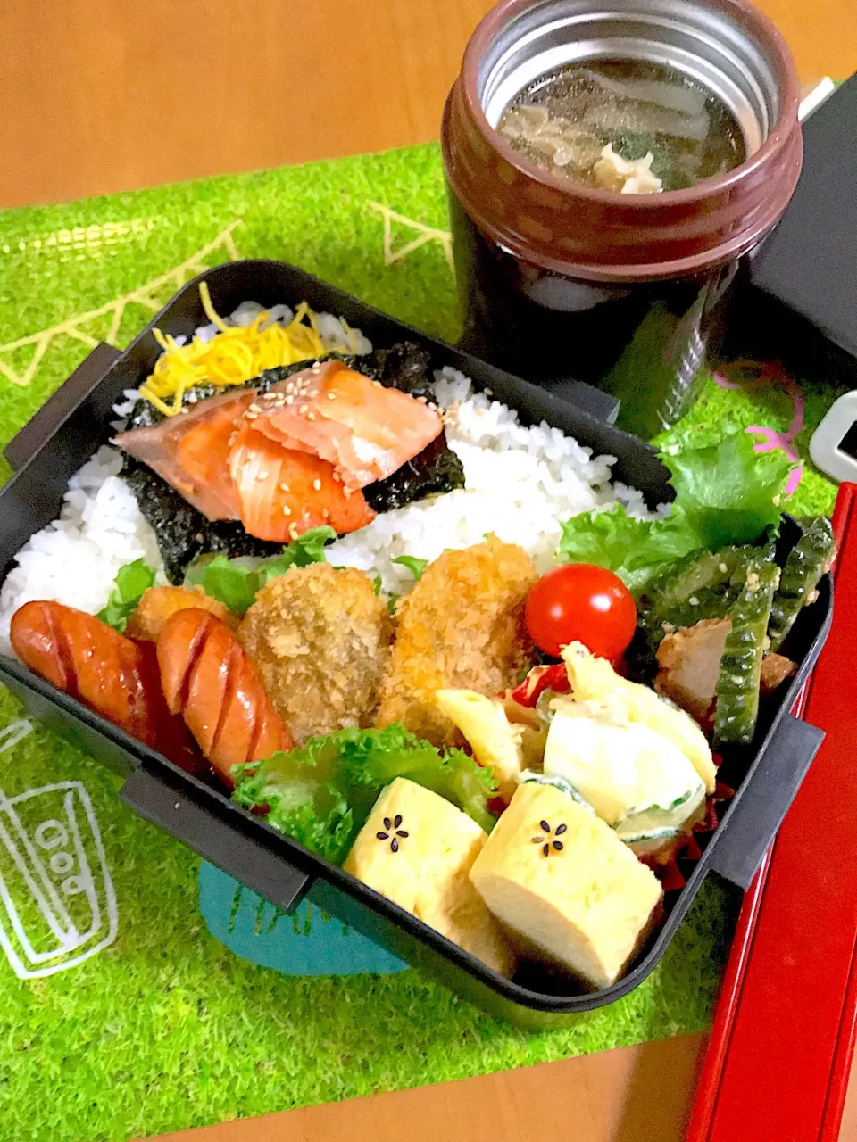 Snapdishの料理写真:旦那ちゃん弁当🎶|BooBooさん