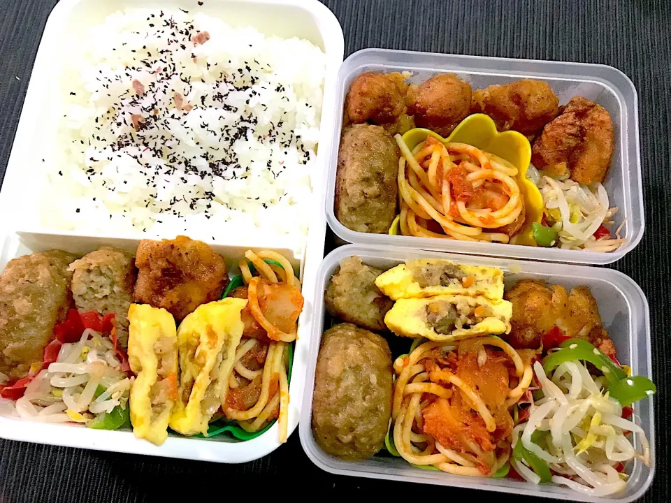 ハンバーグとトマトパスタのお弁当|mettiさん