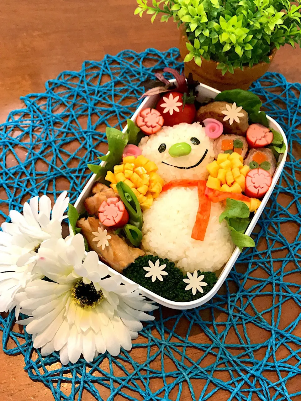 雪だるま弁当|アパッチさん