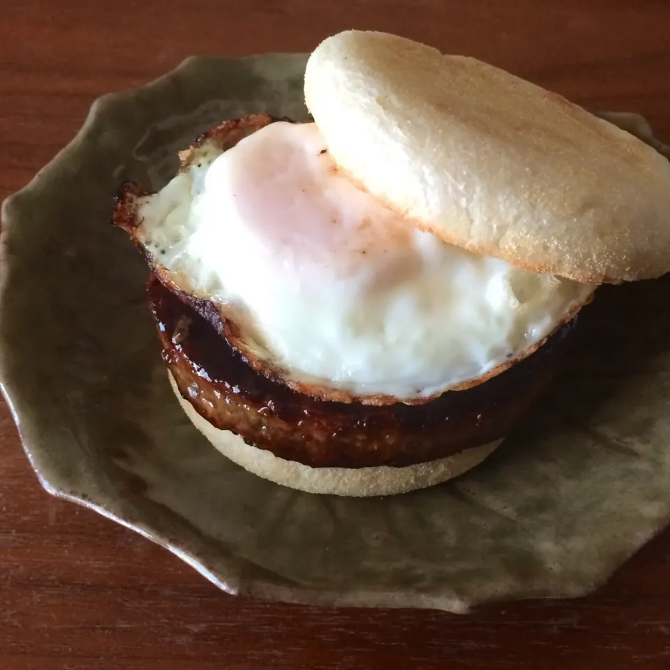 照り焼きイワシハンバーグエッグマフィン|マユマユさん