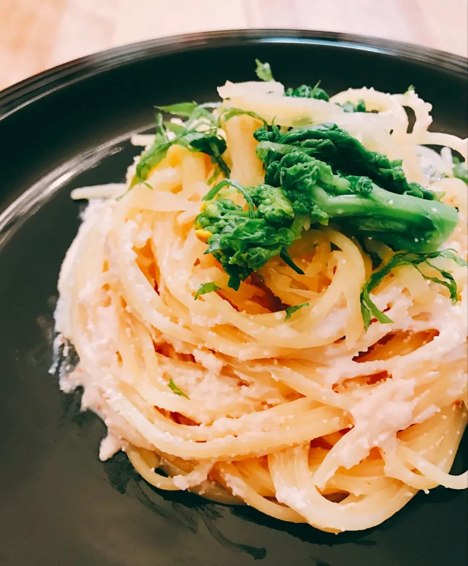 Tomoko Itoさんの料理 オイルも生クリームも調味料もいらない
明太クリームパスタ💕|yukikiさん