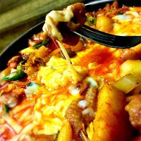 フライパンでチーズダッカルビ🧀🐔 치즈닭갈비