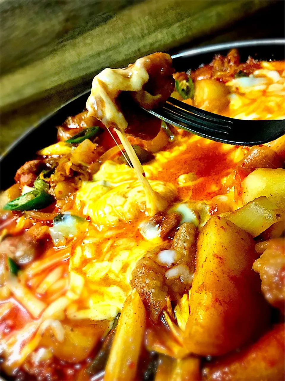 フライパンでチーズダッカルビ🧀🐔 치즈닭갈비|珍味( ´ ▽ ` )ﾉさん