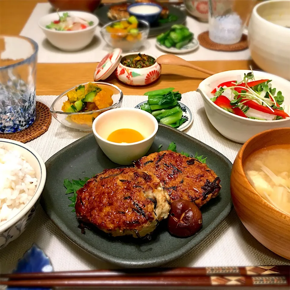 鶏つくねの晩ごはん|むぎこさん