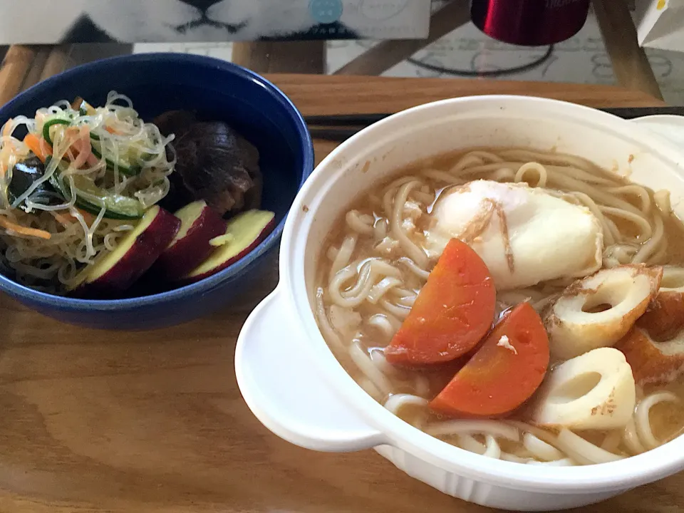 Snapdishの料理写真:味噌煮込み風うどん|ようこさん